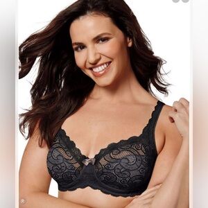 NWT Playtex Love My Curves Lace & Lift Underwire Bra 36D